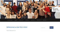 Desktop Screenshot of filmactingschool.de